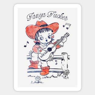 Tanya Tucker / Retro Style Country Fan Design Magnet